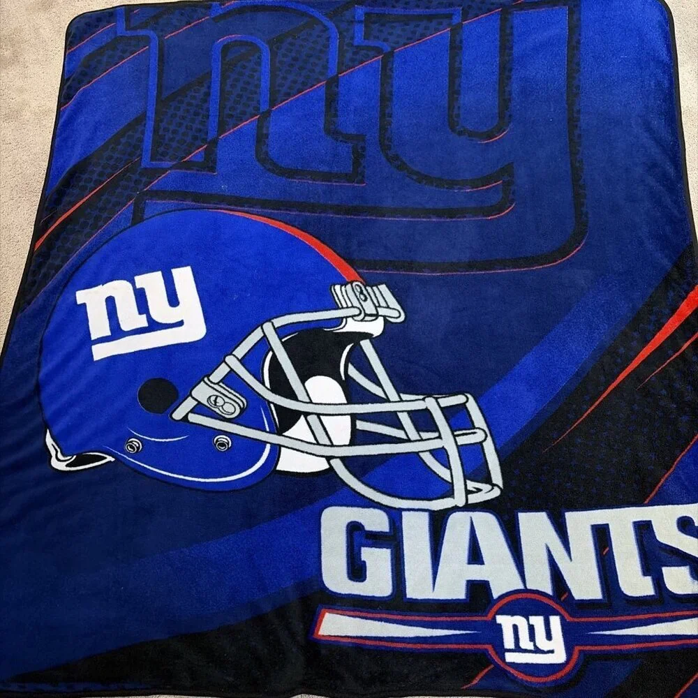New York Giants Fleece Throw Blanket 52